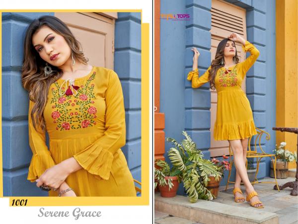 Tips And Tops Yami 2 Fancy Wear Short Kurti Collection